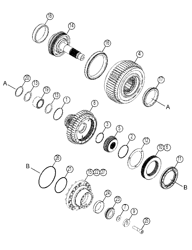 PLANETARY GP-TRANSFER GEAR 3601429 CAT
