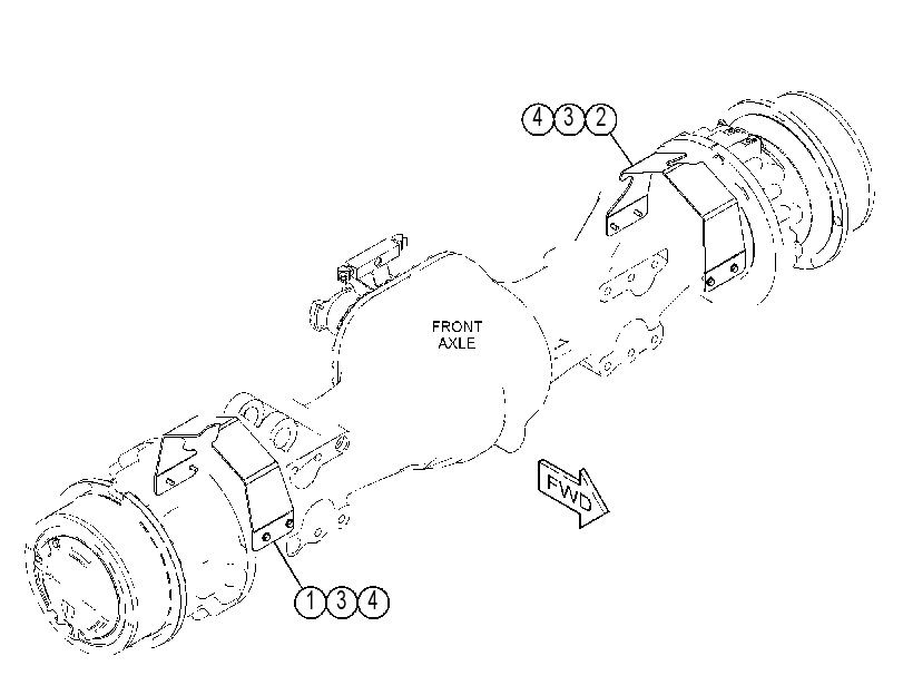 GUARD GP-AXLE 3954083 CAT