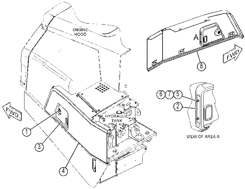 PANEL GP-FENDER 3883211 CAT