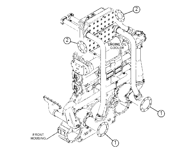 GASKET AS-WATER 4451360 CAT