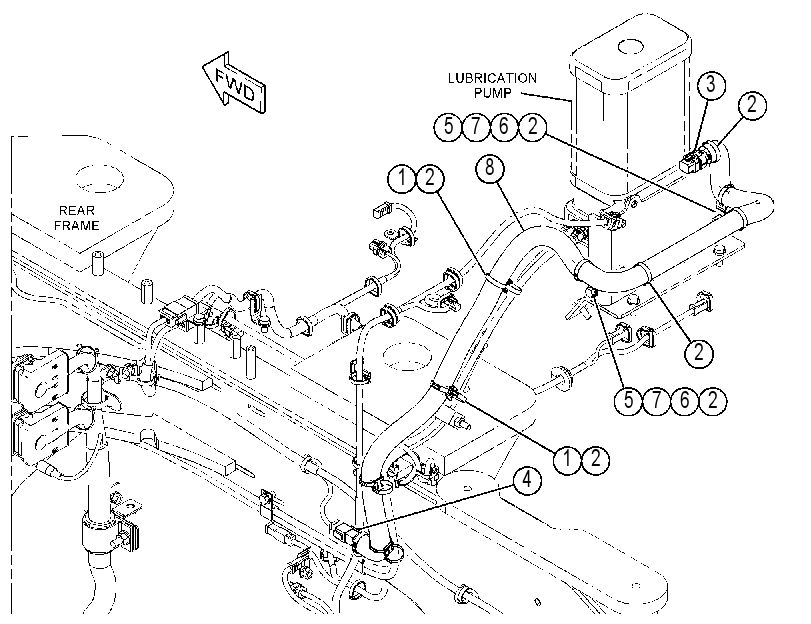 WIRING GP-AUTOLUBE CONTROL 4243821 CAT