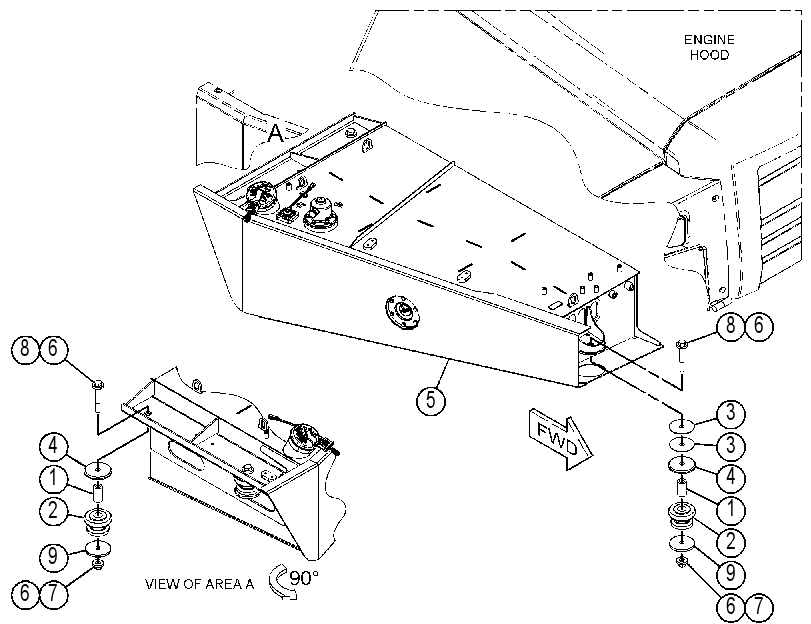 TANK AR-FUEL 3880869 CAT