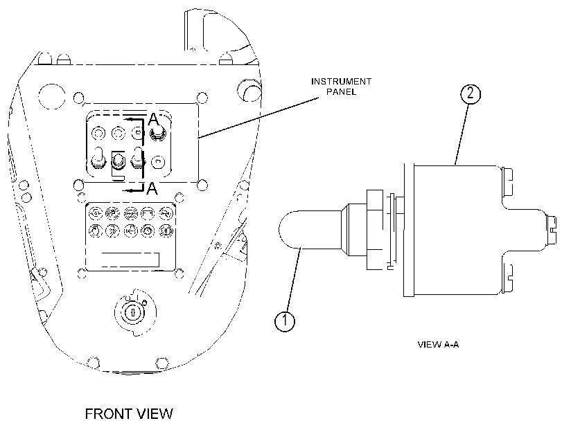 SWITCH GP-RIDE CONTROL 2950257 CAT