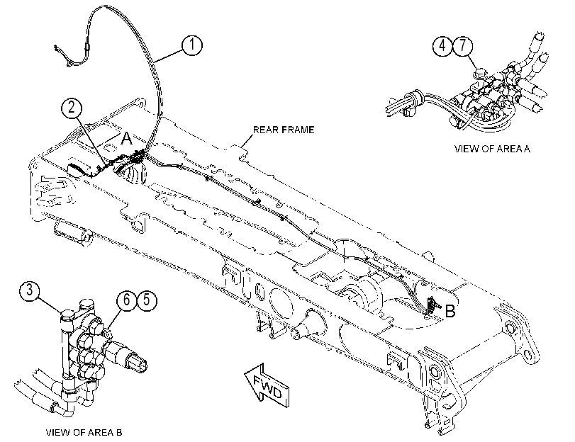 Трубопроводы смазки 4709743 CAT