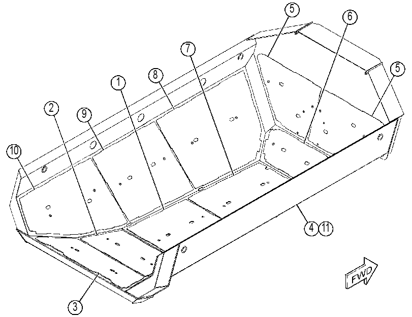 BODY GP-TRUCK 3787514 CAT