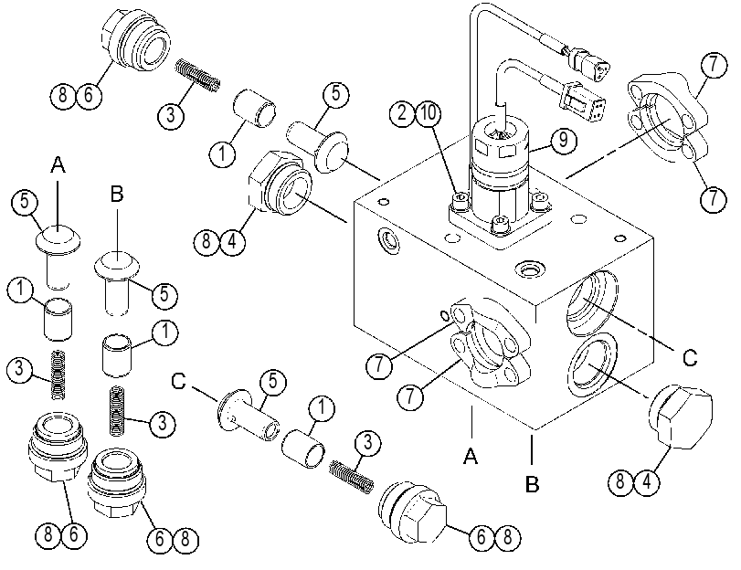 VALVE GP-RIDE CONTROL 4509519 CAT