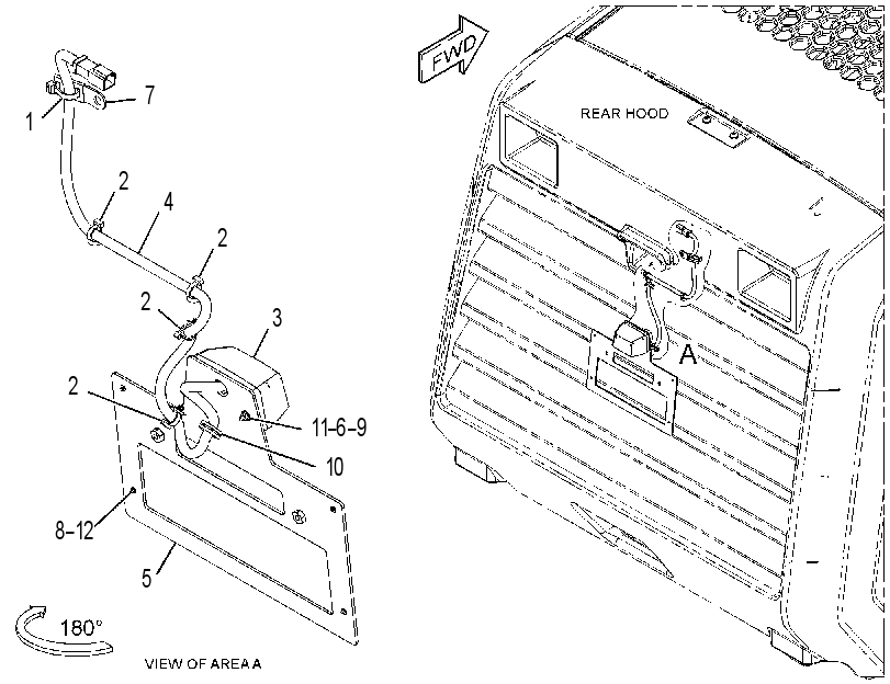 MOUNTING GP-REGISTRATION 3872136 CAT