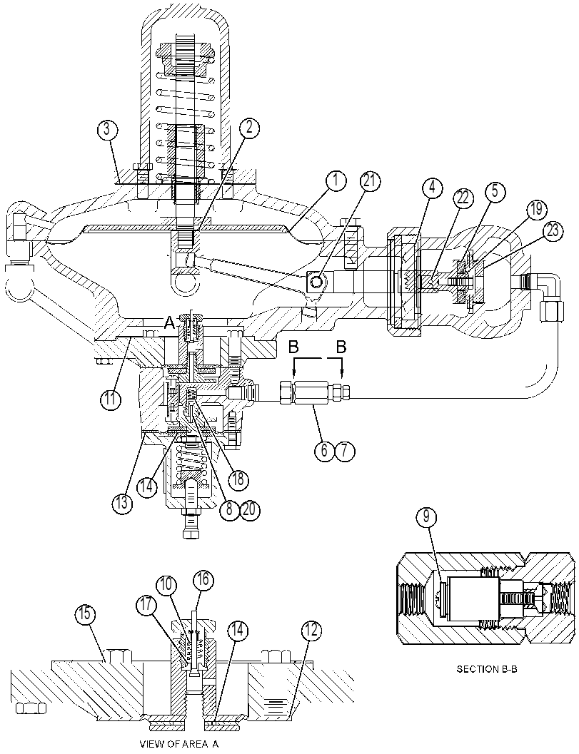 Регулятор давления газа 4711557 CAT