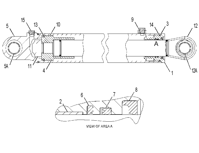 CYLINDER GP-HOIST 1434850 CAT