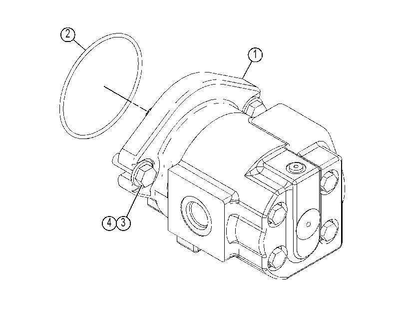 PUMP & MTG GP-TRANSFER GEAR 3769744 CAT