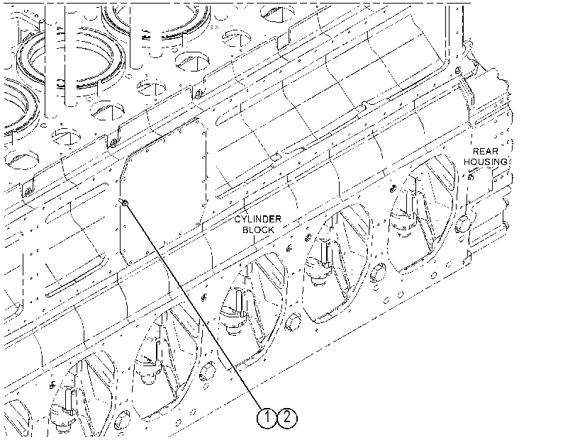 Крепёж крышки 4640344 CAT