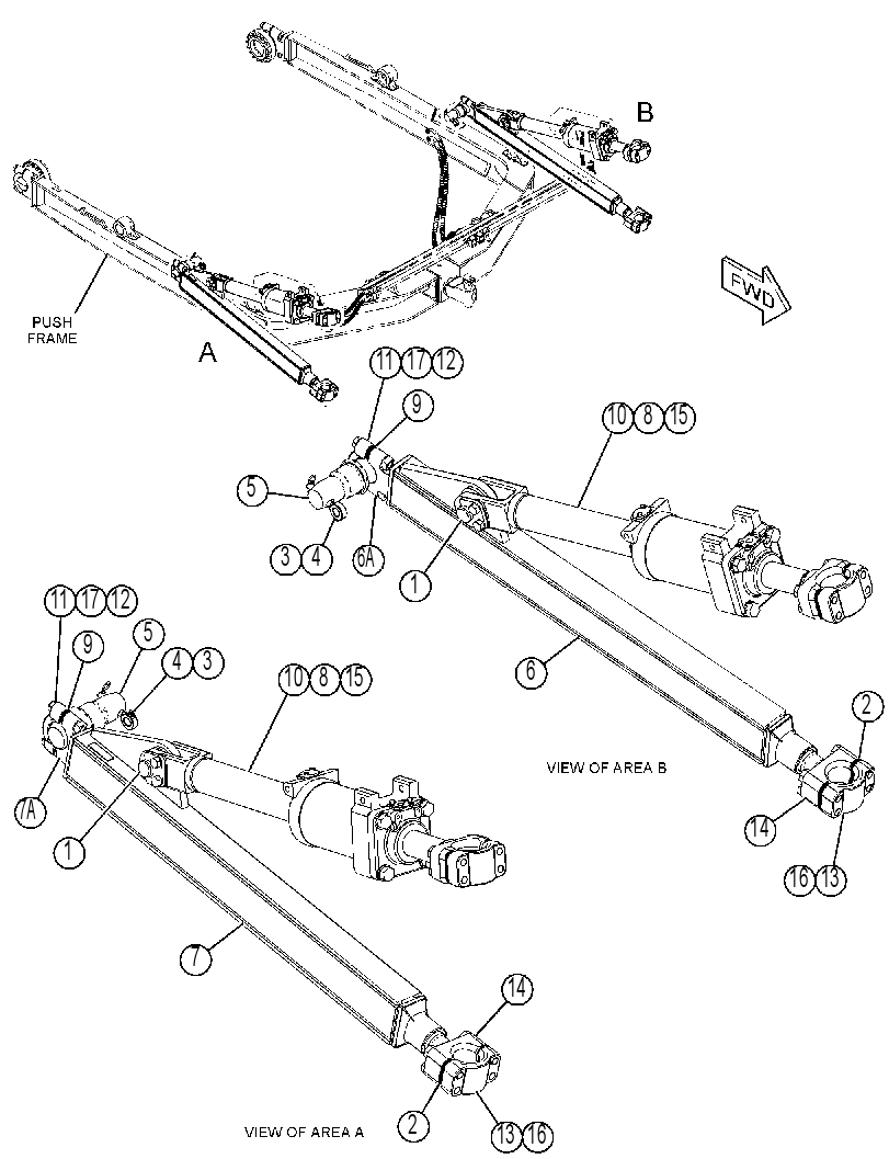 BRACE GP-BULLDOZER 4621595 CAT