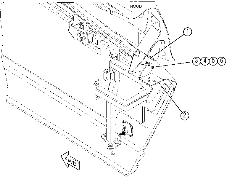 HINGE GP-DOOR 3958112 CAT