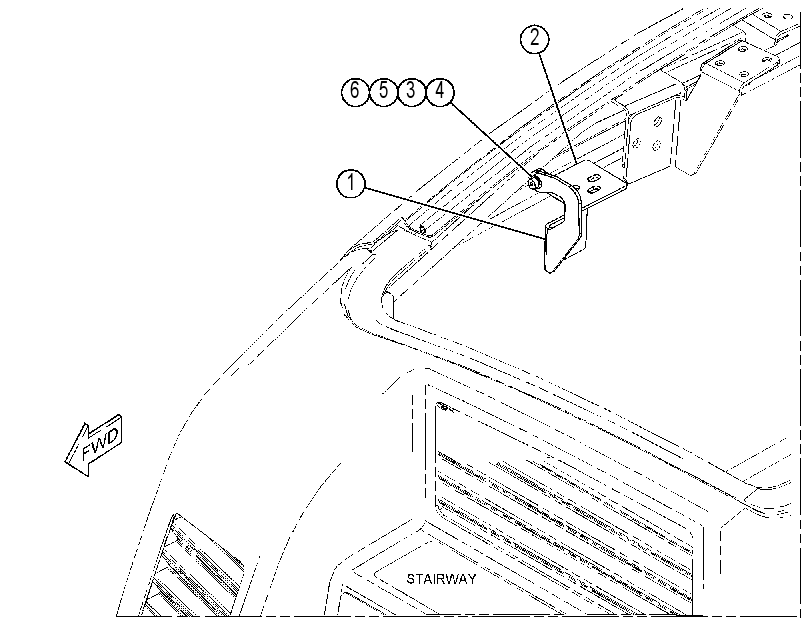 HINGE GP-DOOR 3958184 CAT