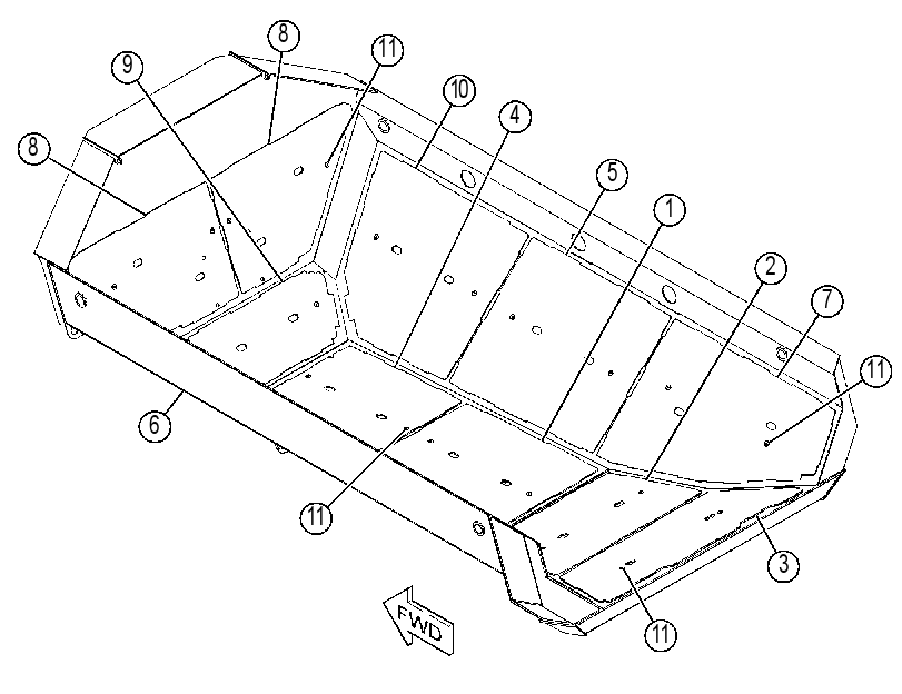 BODY GP-TRUCK 3787512 CAT