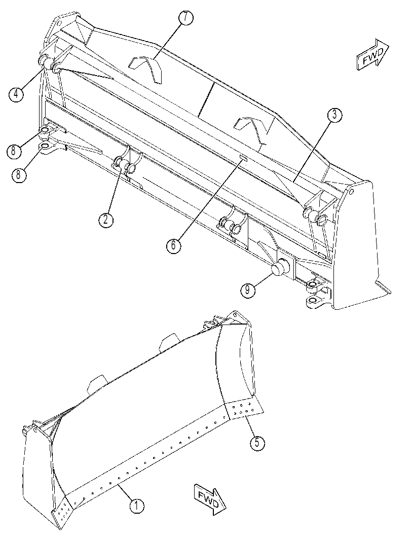 BLADE AS-SEMI-UNIVERSAL 4621563 CAT