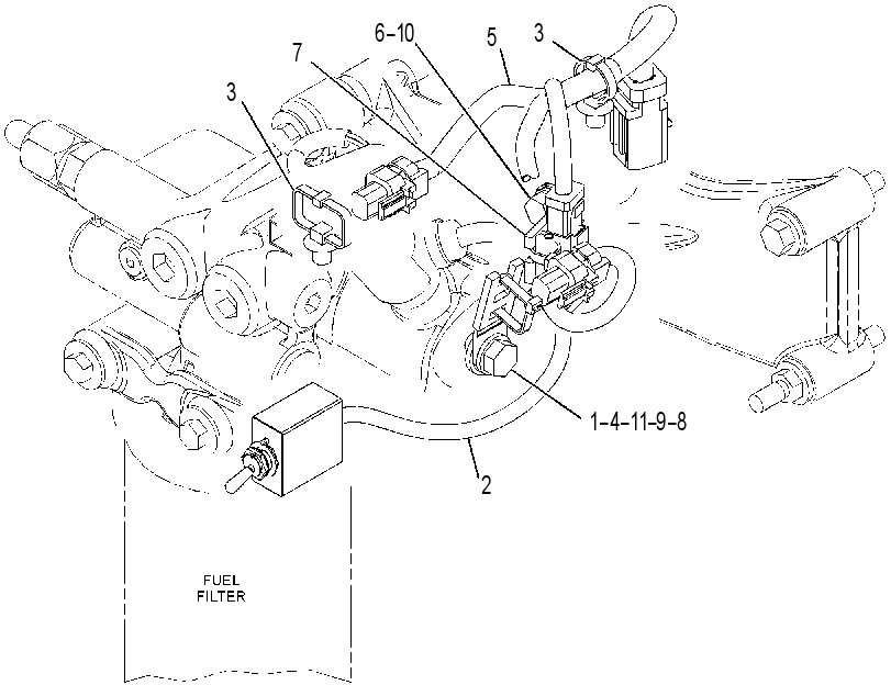 WIRING GP-FUEL PUMP 4373079 CAT