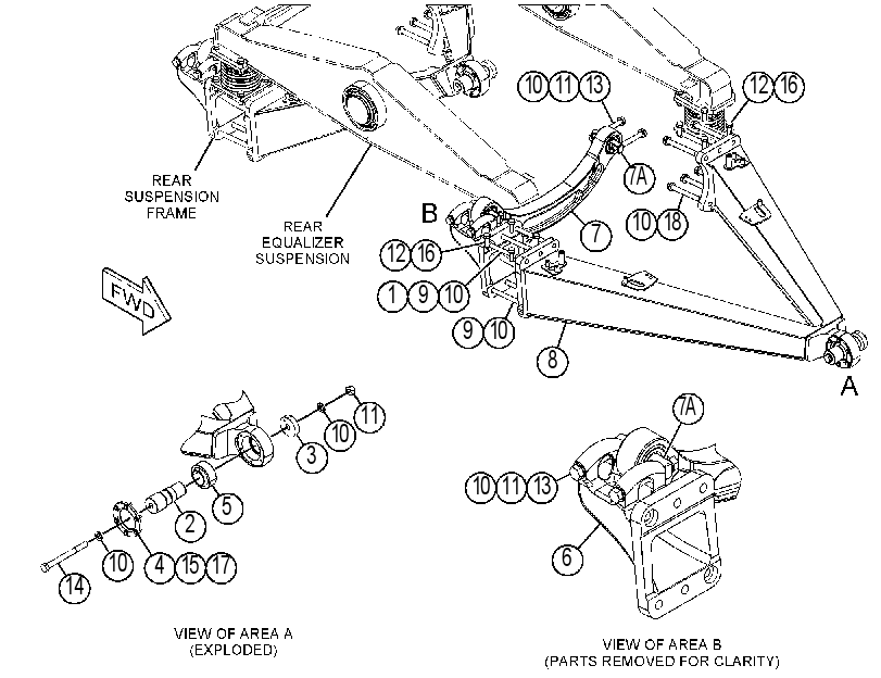 FRAME GP-CENTER SUSPENSION 3769339 CAT