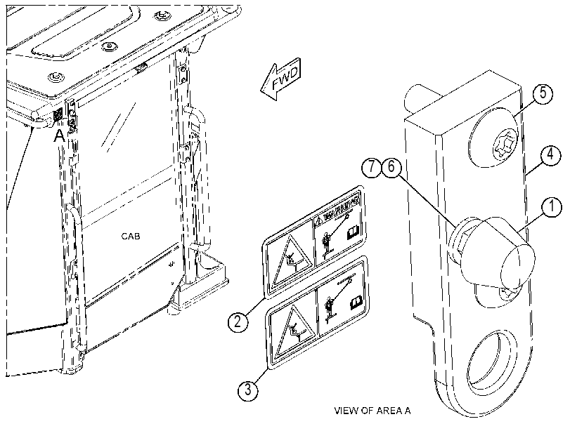 SUPPORT GP-CAB 4668108 CAT