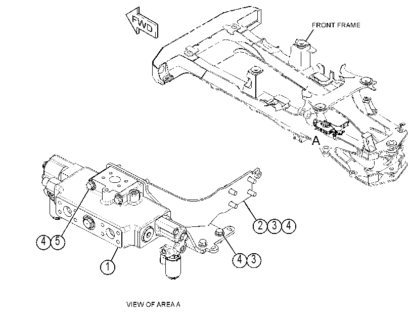 VALVE & MTG GP-HOIST CONTROL 3779316 CAT