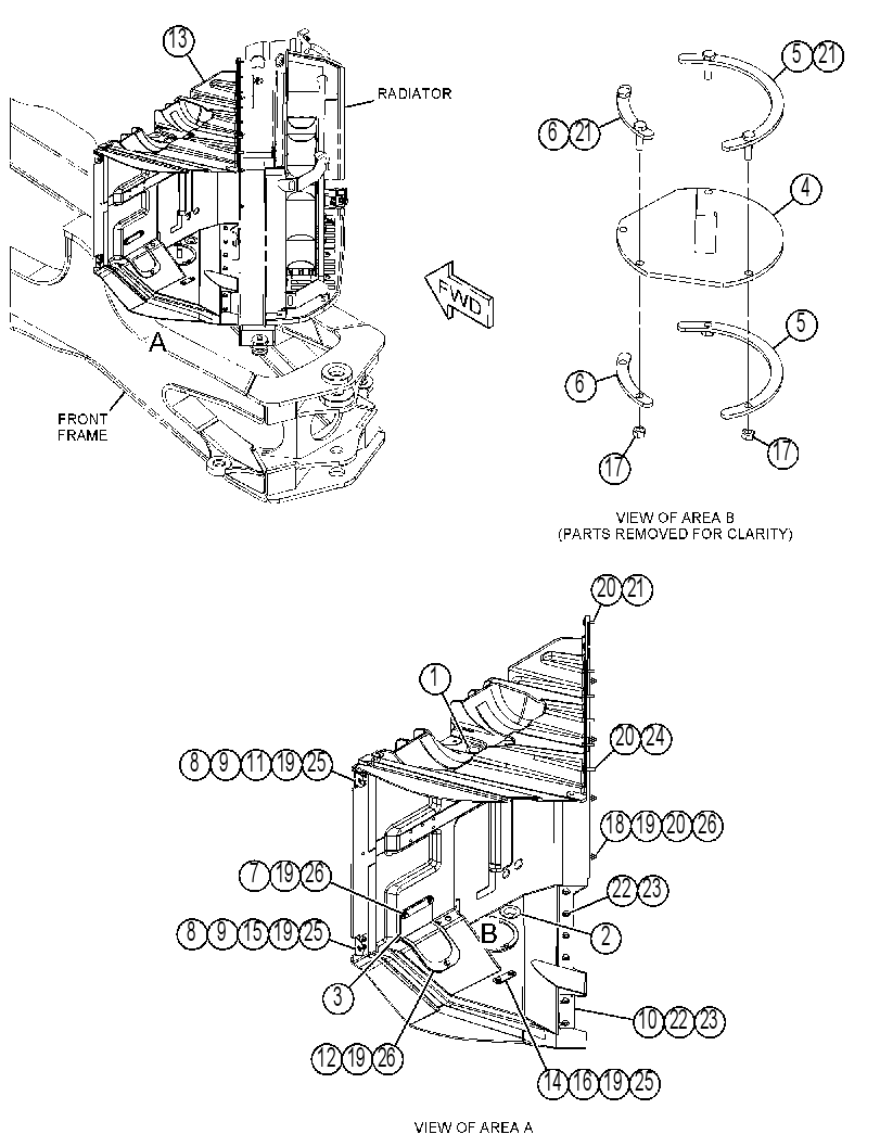 SHROUD GP-RADIATOR 4189276 CAT