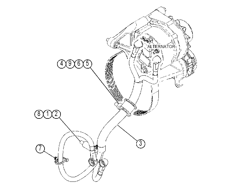 CABLE GP 4509358 CAT