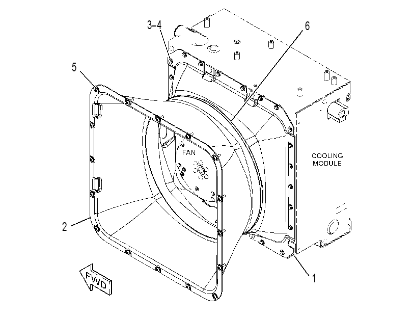 SHROUD GP-RADIATOR 3734335 CAT