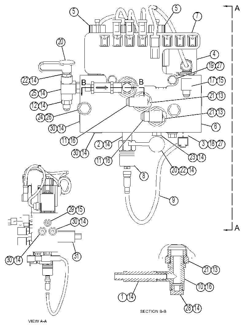 VALVE & MTG GP-BRAKE CONTROL 3800010 CAT