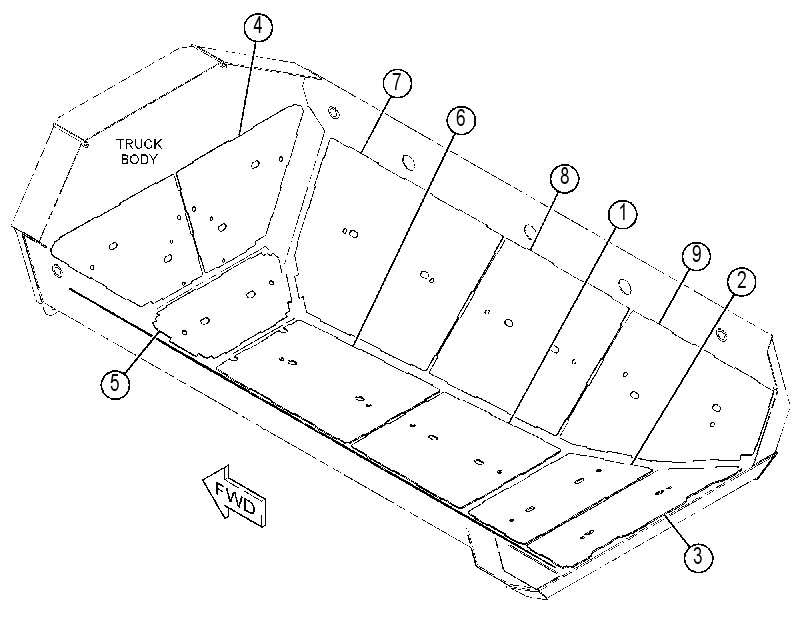 LINER GP-BODY 3847618 CAT