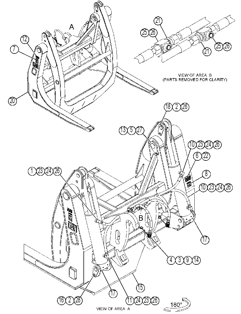 FORK GP-LOG 4452489 CAT
