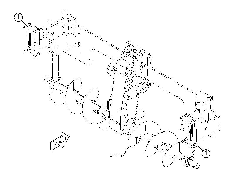 MOUNTING GP-SCREED EXTENSION 4719210 CAT