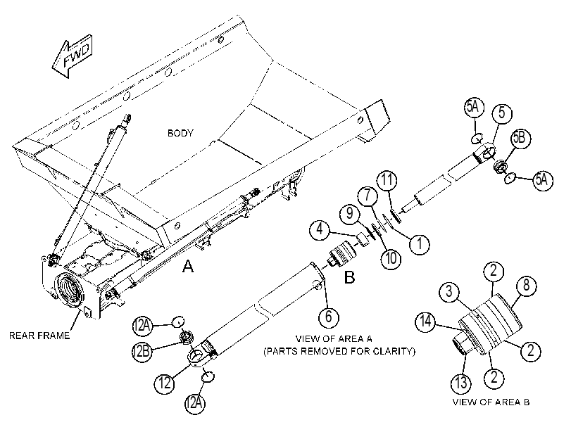 CYLINDER GP-HOIST 4471582 CAT