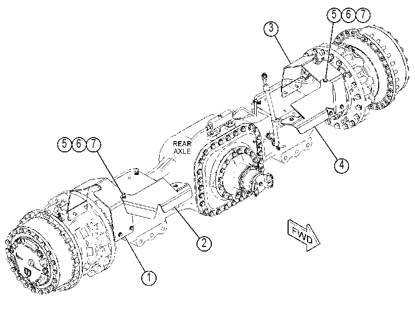 GUARD GP-AXLE 3954084 CAT
