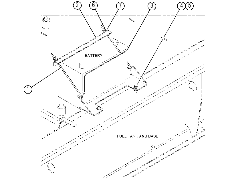 MOUNTING GP-BATTERY 3317318 CAT