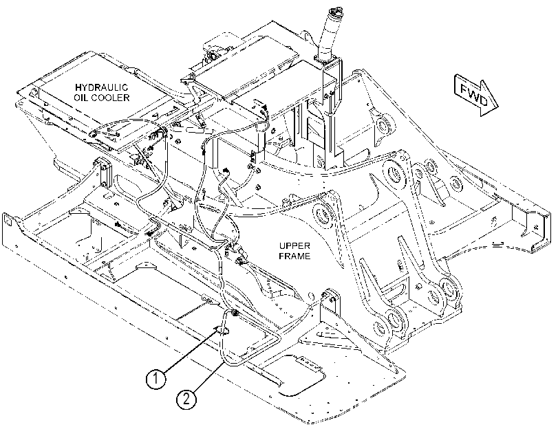 WIRING GP-HYDRAULIC CONTROL 4496741 CAT