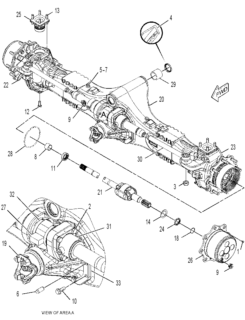 AXLE GP-DRIVE & STEERING 1895717 CAT