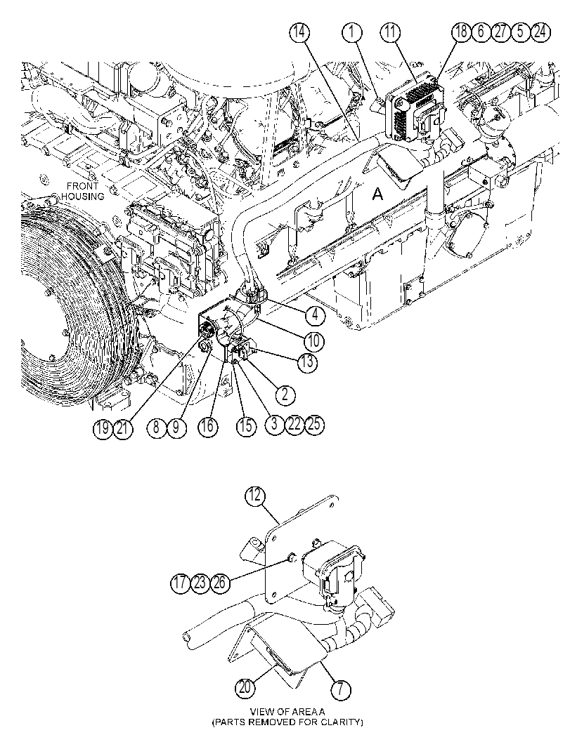 Проводка связи 4603955 CAT