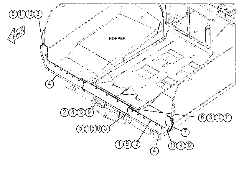 FLASHING GP 4249175 CAT