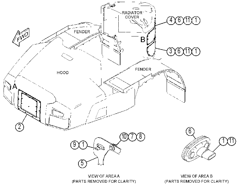 Крышка смотровая 4571980 CAT