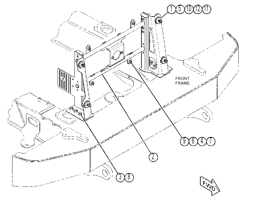 SUPPORT GP-AFTERCOOLER 4216911 CAT