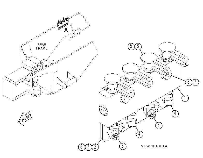 MANIFOLD GP-HYDRAULIC 4577662 CAT