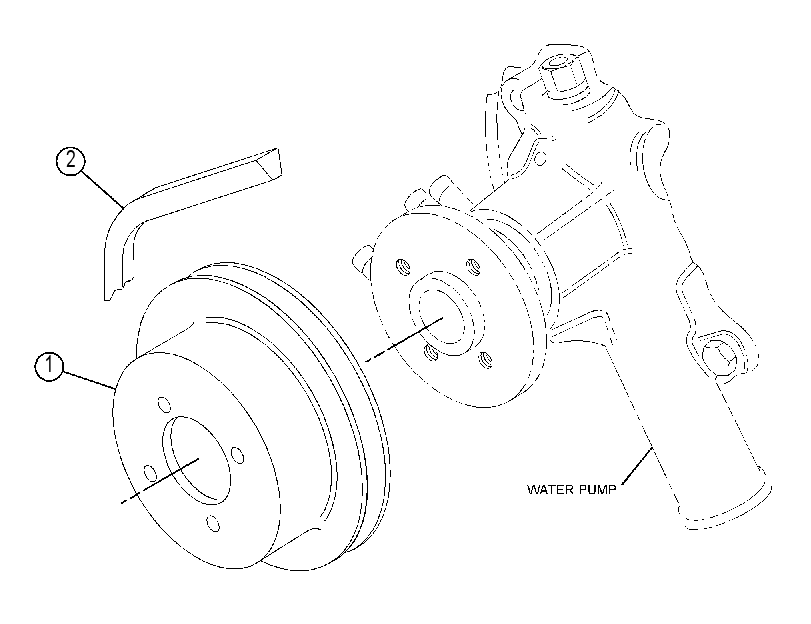 PULLEY GP-WATER PUMP 2182323 CAT