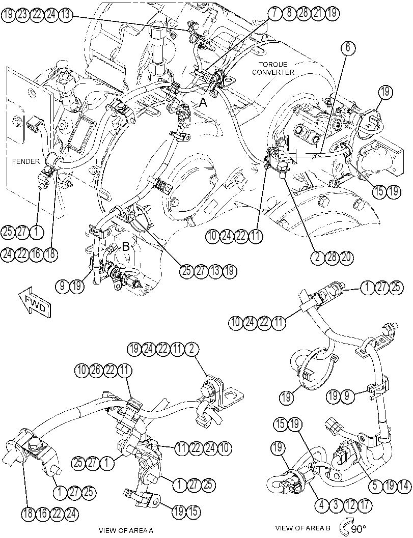 WIRING GP-POWER TRAIN 3474952 CAT