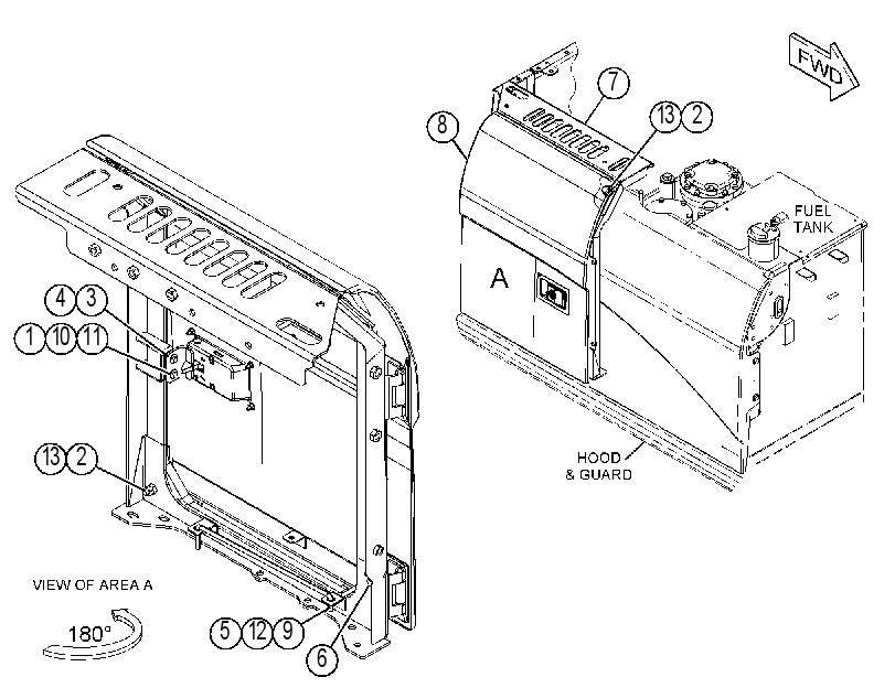 DOOR GP-HOOD 4213683 CAT