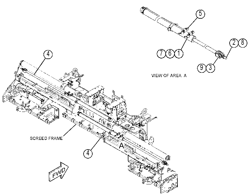 CYL & MTG GP-SCREED EXTENSION 4381652 CAT