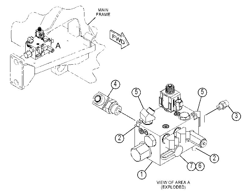 VALVE GP-FLOW DIVIDER 4336624 CAT