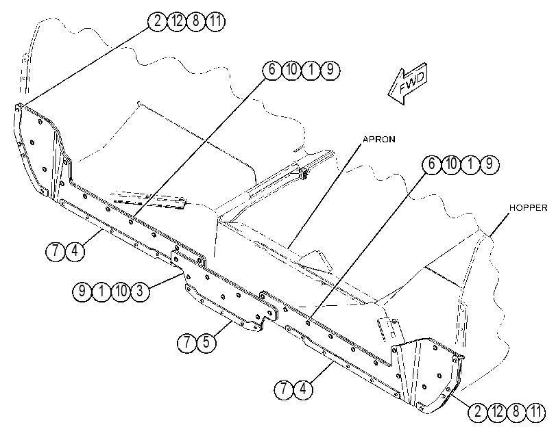 FLASHING GP 4340022 CAT