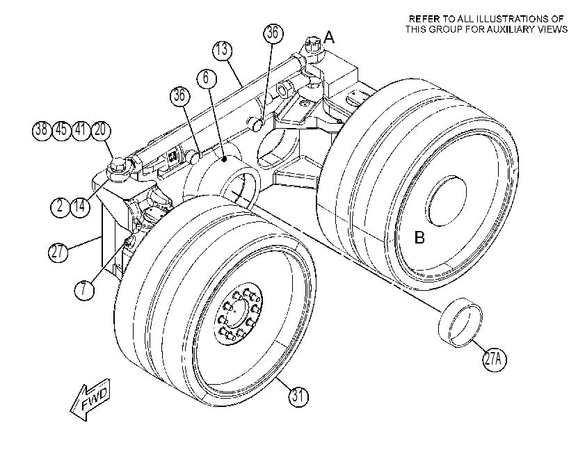 BOGIE GP 4353798 CAT