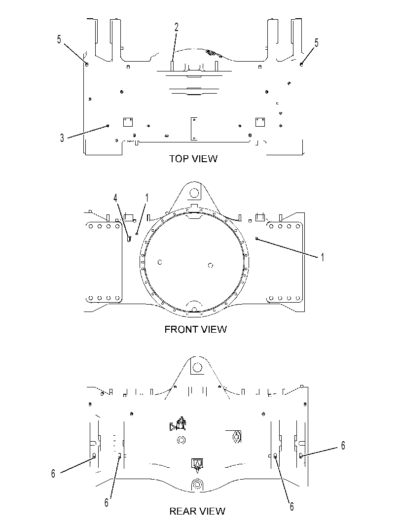 HOUSING GP-REAR AXLE 8X6782 CAT
