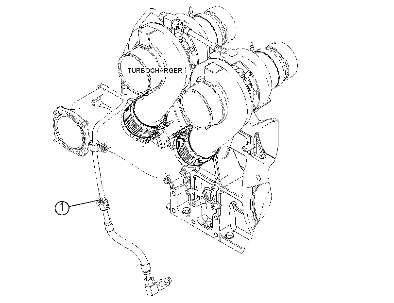 SPACER GP-ENGINE OIL LINE 4625397 CAT